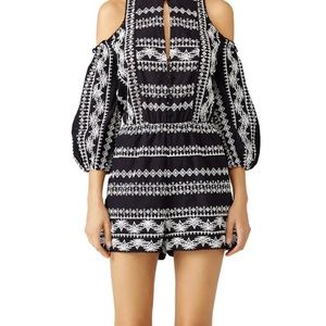 Rachel Zoe Black Tory Romper